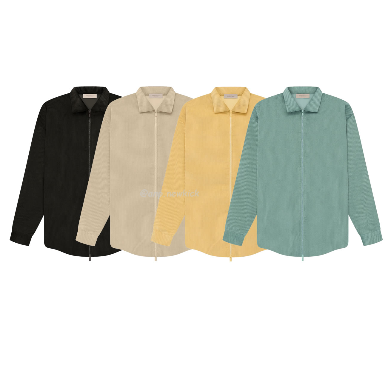 Fear Of God Essentials Corduroy Shirt Jacket Mid Length (1) - newkick.cc